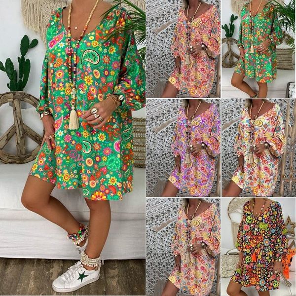 dress long sleeve elegant mini summer beach bohemia flowers v-neck oversized dresses woman women basic vestidos x0124 casual, Black;gray
dress long sleeve elegant mini summer beach bohemia flowers v-neck oversized dresses woman women basic vestidos x0124 casual, Black;gray