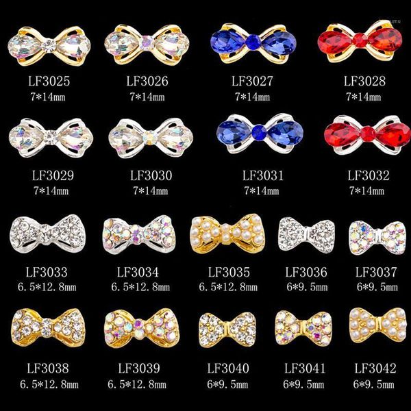 10pcs 7*14mm big charms ab crystal nail rhinestones alloy bowknot shape jewels colorful stones gems for art decoration decorations1, Silver;gold
10pcs 7*14mm big charms ab crystal nail rhinestones alloy bowknot shape jewels colorful stones gems for art decoration decorations1, Silver;gold