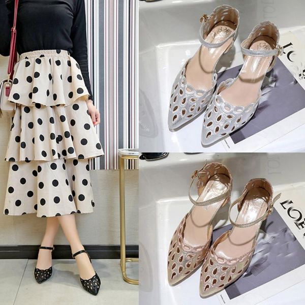 women's sandals spring summer fashion casual pointed toe thin heel ladies party shoes high heels spike t9#, Black
women's sandals spring summer fashion casual pointed toe thin heel ladies party shoes high heels spike t9#, Black
