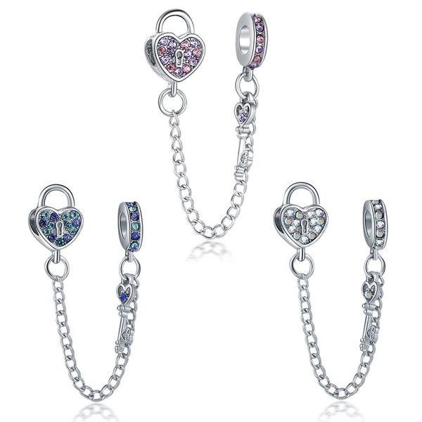 1pcs rhinestone heart lock key pendant diy beads adapting to original pandora charm bracelet ladies jewelry making gifts, Silver
1pcs rhinestone heart lock key pendant diy beads adapting to original pandora charm bracelet ladies jewelry making gifts, Silver