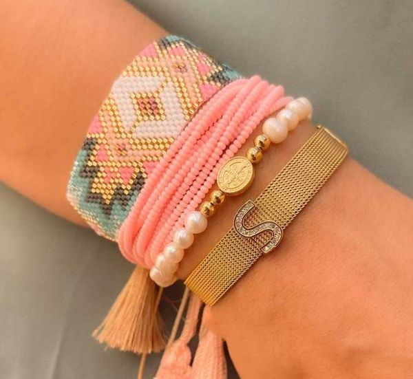 charm bracelets handmade jewelry stars seed beaded bracelet miyuki beads gifts women ethnic tassel, Golden;silver
charm bracelets handmade jewelry stars seed beaded bracelet miyuki beads gifts women ethnic tassel, Golden;silver