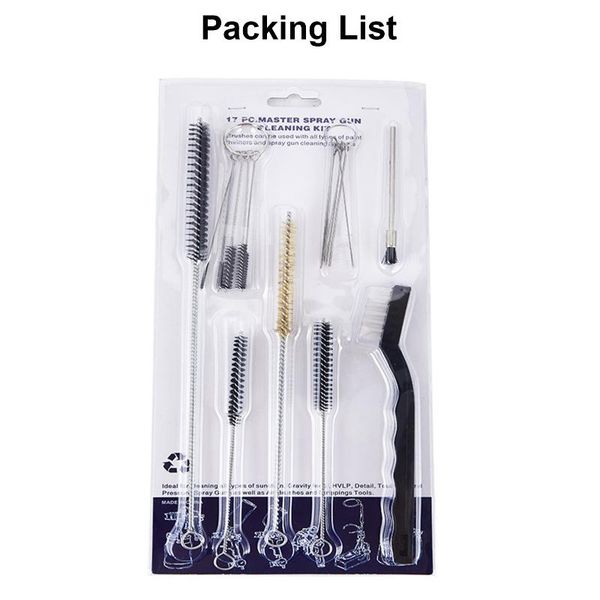 car sponge 17pcs stainless steel needle durable repair tool cleaning kit airbrush nozzle brush assorted spray gun cleaner
car sponge 17pcs stainless steel needle durable repair tool cleaning kit airbrush nozzle brush assorted spray gun cleaner