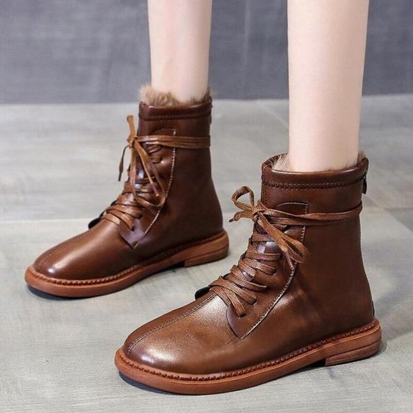 boots fashion pu leather ankle women autumn winter round toe lace up shoes woman casual womens snow zapatos para mujer, Black
boots fashion pu leather ankle women autumn winter round toe lace up shoes woman casual womens snow zapatos para mujer, Black