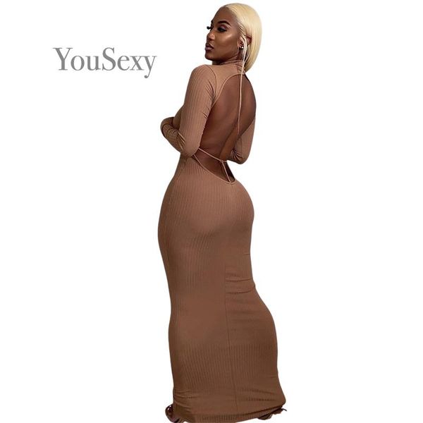 casual dresses youlong sleeve solid elegant backless skinny women ribbed maxi dress party club date partywear night fall autumn de, Black;gray
casual dresses youlong sleeve solid elegant backless skinny women ribbed maxi dress party club date partywear night fall autumn de, Black;gray
