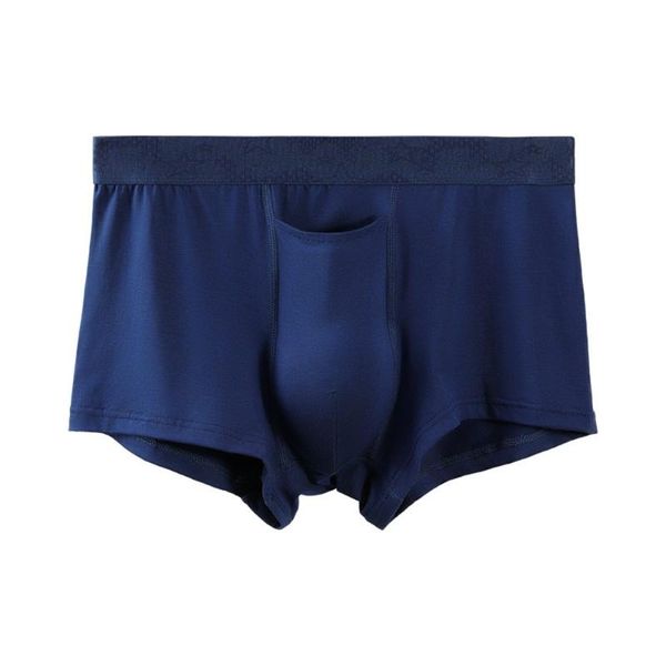 underpants man boxer soft moisture wicking underwear men quick dry breathable panties bugle pouch seamless bottoms a5, Black;white