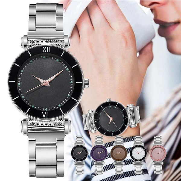 wristwatches 2021 jewelry gifts women creative luminous quartz watch casual stainless steel strap men watches, Slivery;brown
wristwatches 2021 jewelry gifts women creative luminous quartz watch casual stainless steel strap men watches, Slivery;brown