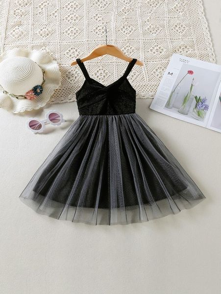 toddler girls contrast mesh hem cami dress she, Red;yellow
toddler girls contrast mesh hem cami dress she, Red;yellow