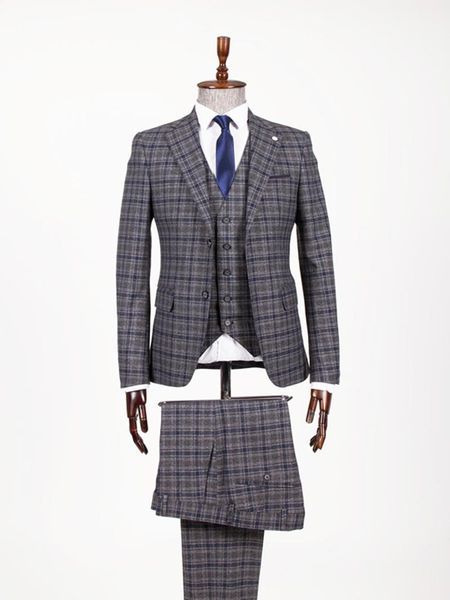 men's suits & blazers plaid 3-piece suit classic blazer jacket tux vest trousers, White;black
men's suits & blazers plaid 3-piece suit classic blazer jacket tux vest trousers, White;black