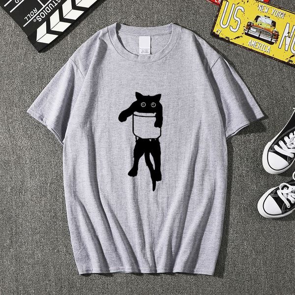 funny cat harajuku casual t-shirts short sleeve mens fashion tees streetwear loose men's hop, White;black
funny cat harajuku casual t-shirts short sleeve mens fashion tees streetwear loose men's hop, White;black
