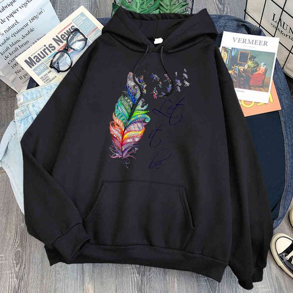 men's color feather printed sweatshirt, harajuku wool casual hoodie, unisex, fashion cartoon sweatshirt, hip-hop animation sweatshirt, Black
men's color feather printed sweatshirt, harajuku wool casual hoodie, unisex, fashion cartoon sweatshirt, hip-hop animation sweatshirt, Black