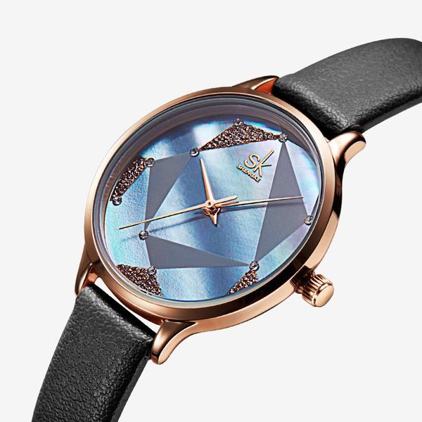 wristwatches shengke fashion watch women casual leather quartz relogio feminino round wrist blue band, Slivery;brown
wristwatches shengke fashion watch women casual leather quartz relogio feminino round wrist blue band, Slivery;brown