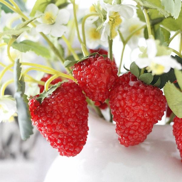 decorative flowers & wreaths 6 pcs acrylic strawberry artificial fruit for party home garden floral decor fake flower b
decorative flowers & wreaths 6 pcs acrylic strawberry artificial fruit for party home garden floral decor fake flower b