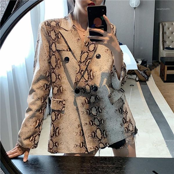 women's suits & blazers elegant print blazer notched long sleeve pocket female autumn oversized fashion clothing 2021, White;black
women's suits & blazers elegant print blazer notched long sleeve pocket female autumn oversized fashion clothing 2021, White;black