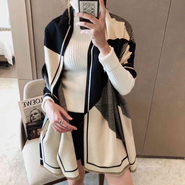 70% off design scarf autumn and winter 2021 thickened versatile winter scarf long warm cashmere like shawl for women 2npn, Blue;gray
70% off design scarf autumn and winter 2021 thickened versatile winter scarf long warm cashmere like shawl for women 2npn, Blue;gray