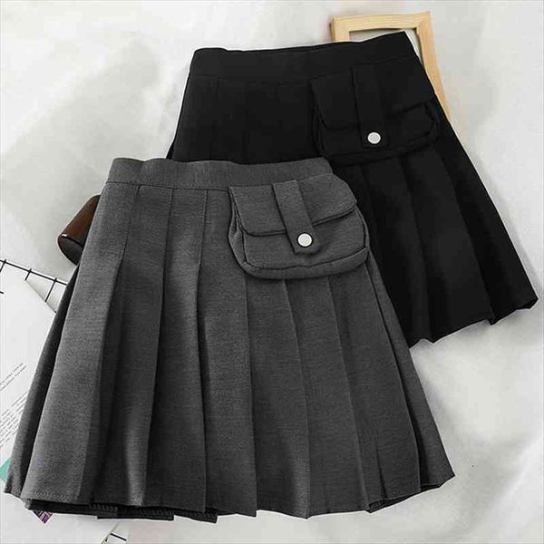 ins korean women skirt jupe clothes hip hop solid harajuku pocket punk bif size print dropshipping vegan vintage camisas, Black
ins korean women skirt jupe clothes hip hop solid harajuku pocket punk bif size print dropshipping vegan vintage camisas, Black