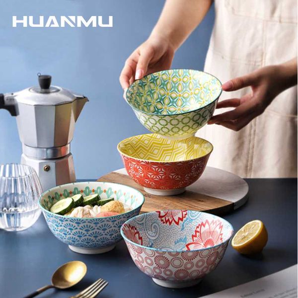 bowls bohemia style ceramic household ramen bowl rice soup breakfast salad hand painted dessert kitchen tableware 6 inches
bowls bohemia style ceramic household ramen bowl rice soup breakfast salad hand painted dessert kitchen tableware 6 inches