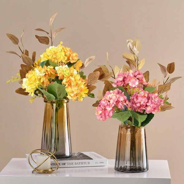 decorative flowers & wreaths 1bouquet hydrangea bouquet artificial peony silk leaves for home vase decor wedding bride valentine flower gift
decorative flowers & wreaths 1bouquet hydrangea bouquet artificial peony silk leaves for home vase decor wedding bride valentine flower gift