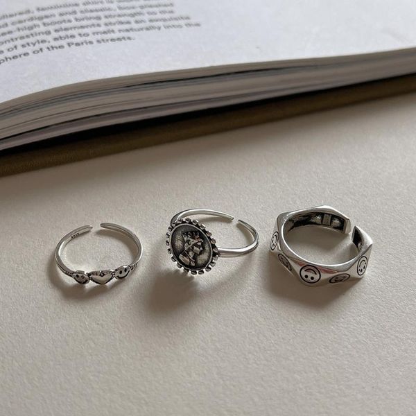 cluster rings 925 sterling silver korean minimalist design gift for women's party adjustable 2021 accessories engagement fine jewellery, Golden;silver
cluster rings 925 sterling silver korean minimalist design gift for women's party adjustable 2021 accessories engagement fine jewellery, Golden;silver
