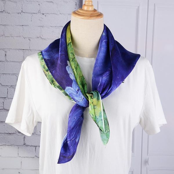 scarves luxury silk satin head scarf women fashion kerchief print hair square headband neck lady wrap muffler bandanna shawl 70*70cm, Blue;gray
scarves luxury silk satin head scarf women fashion kerchief print hair square headband neck lady wrap muffler bandanna shawl 70*70cm, Blue;gray