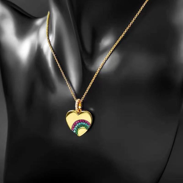 chains s925 july 2021 sterling silver gold heart design necklace summer women's fashion jewelry
chains s925 july 2021 sterling silver gold heart design necklace summer women's fashion jewelry