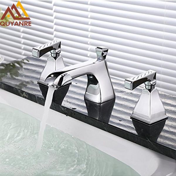 bathroom sink faucets quyanre chrome 3pcs basin faucet mixer waterfall shower bath water deck mounted taps
bathroom sink faucets quyanre chrome 3pcs basin faucet mixer waterfall shower bath water deck mounted taps