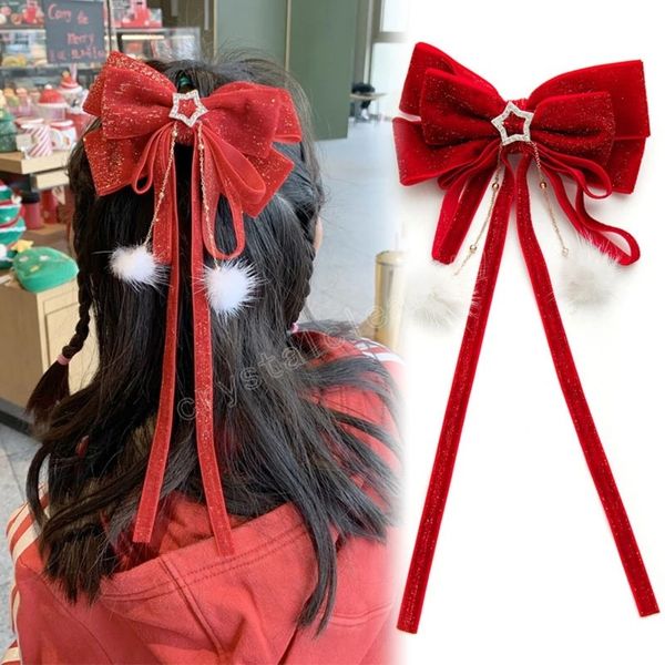 cute sweet red velvet hair clips fashion bow ribbon hairpins girls festival decorative barrettes hair accessories, Slivery;white
cute sweet red velvet hair clips fashion bow ribbon hairpins girls festival decorative barrettes hair accessories, Slivery;white