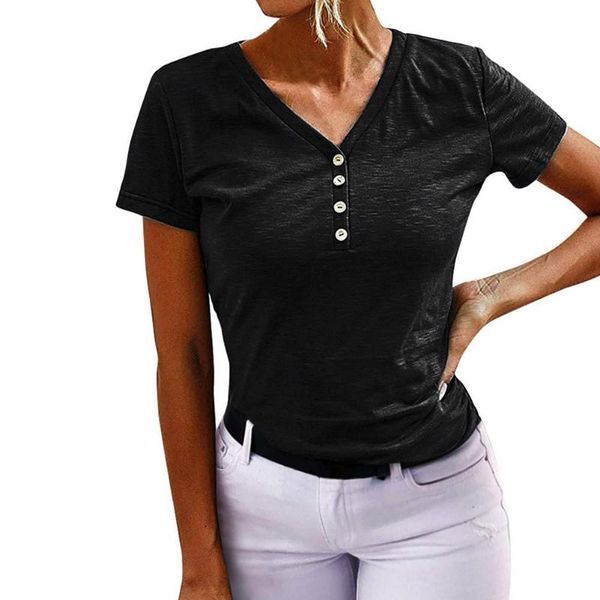 summer v-neck short sleeve t shirts for women slim shirt feminina female solid color style women's t-shirt, White
summer v-neck short sleeve t shirts for women slim shirt feminina female solid color style women's t-shirt, White