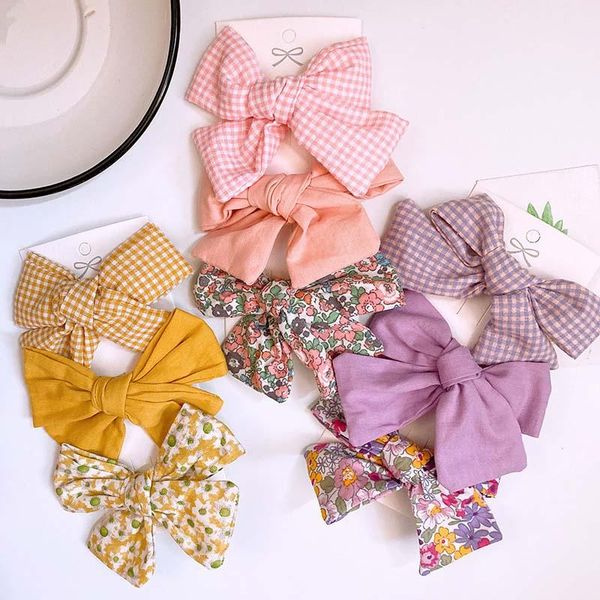 pcs fashion fresh simple plaid floral fabric bow duckbill clip beautiful girl children barrettes hair accessories, Slivery;white
pcs fashion fresh simple plaid floral fabric bow duckbill clip beautiful girl children barrettes hair accessories, Slivery;white