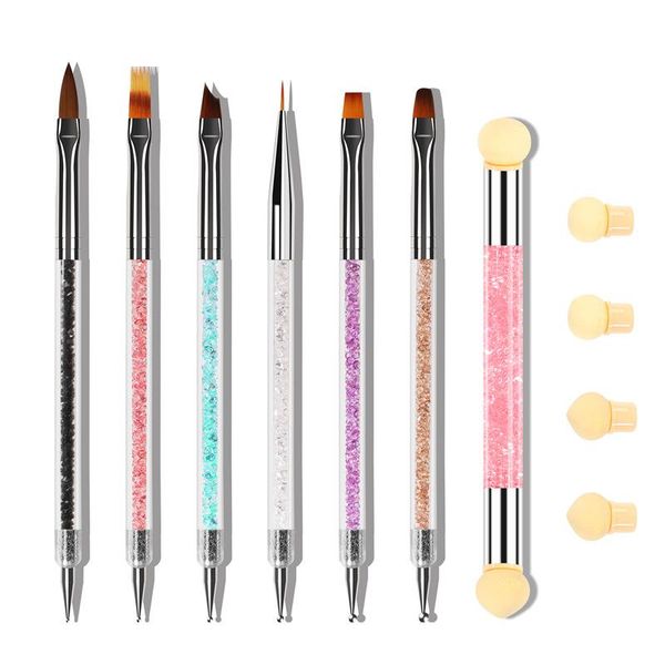 set nail art brush kit multicolor rhinestone handle uv gel extension builder painting lines liner flower drawing pen kits
set nail art brush kit multicolor rhinestone handle uv gel extension builder painting lines liner flower drawing pen kits