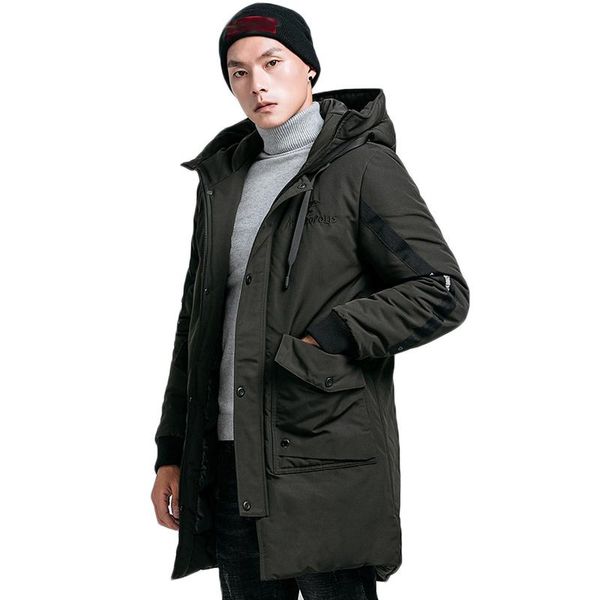 men's down & parkas long coat winter thicken warm men fashion hooded embroidered jacket mens jackets and coats cotton thick parka cloth, Black
men's down & parkas long coat winter thicken warm men fashion hooded embroidered jacket mens jackets and coats cotton thick parka cloth, Black