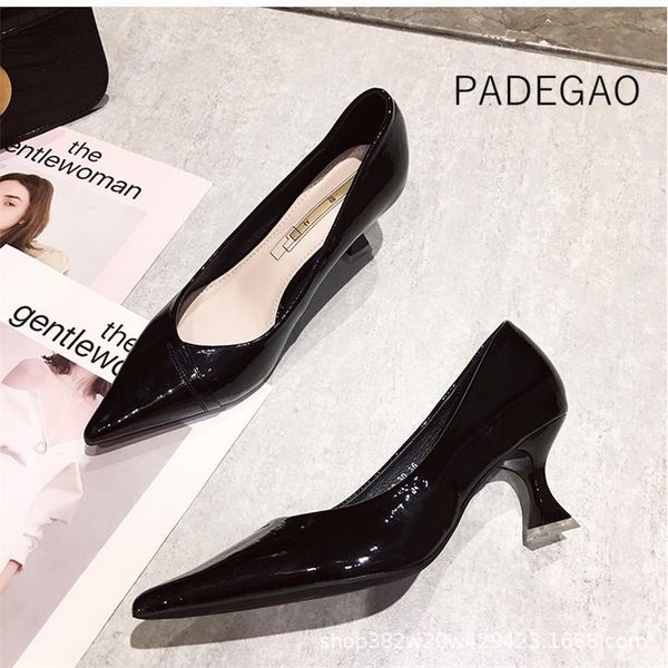 dress shoes women 2021 fashion ol high heels party elegant casual korean pumps, Black
dress shoes women 2021 fashion ol high heels party elegant casual korean pumps, Black