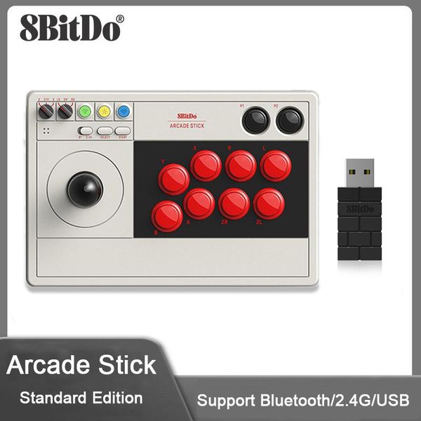 8bitdo arcade stick joystick ultimate software turbo bluetooth /2.4g/usb connectivity for switch windows pc game controllers & joysticks
8bitdo arcade stick joystick ultimate software turbo bluetooth /2.4g/usb connectivity for switch windows pc game controllers & joysticks