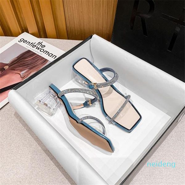 women crystal sandals pvc open toed female slippers transparent heel ladies pumps beach slides women's shoes 2021, Black
women crystal sandals pvc open toed female slippers transparent heel ladies pumps beach slides women's shoes 2021, Black