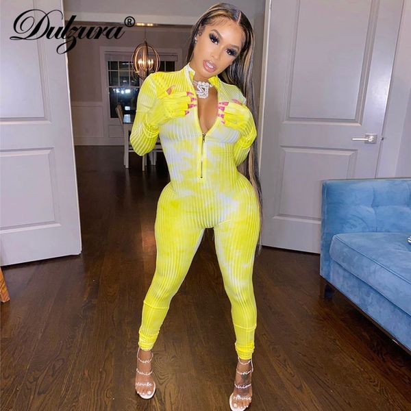 dulzura tie dye stripe knitted women zipper jumpsuit long sleeve gloves bodycon streetwear autumn winter sporty one pieces, Black;white
dulzura tie dye stripe knitted women zipper jumpsuit long sleeve gloves bodycon streetwear autumn winter sporty one pieces, Black;white