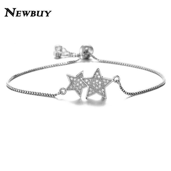 charm bracelets buy double stars for women girl cubic zirconia pave setting copper chain bracelet adjustable female jewelry, Golden;silver
charm bracelets buy double stars for women girl cubic zirconia pave setting copper chain bracelet adjustable female jewelry, Golden;silver