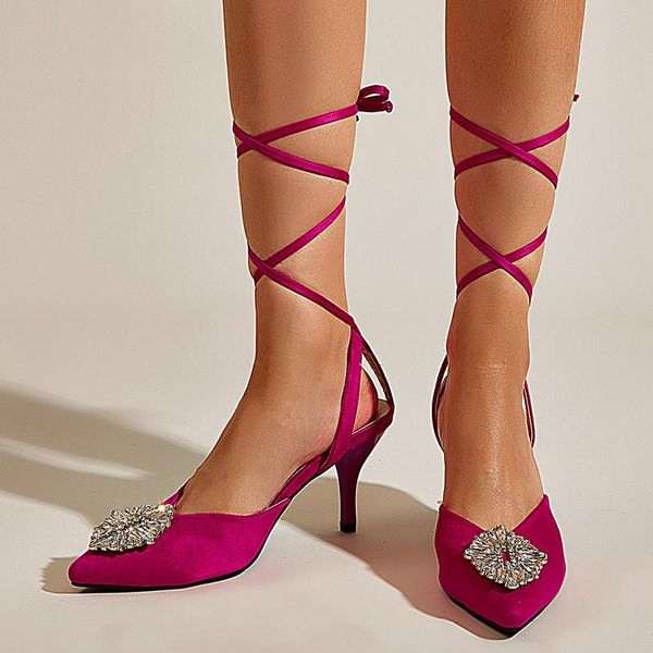 sandals high heels women punps shoes fashion ladies pointed toe ankle strap thin slides for female pumps, Black
sandals high heels women punps shoes fashion ladies pointed toe ankle strap thin slides for female pumps, Black