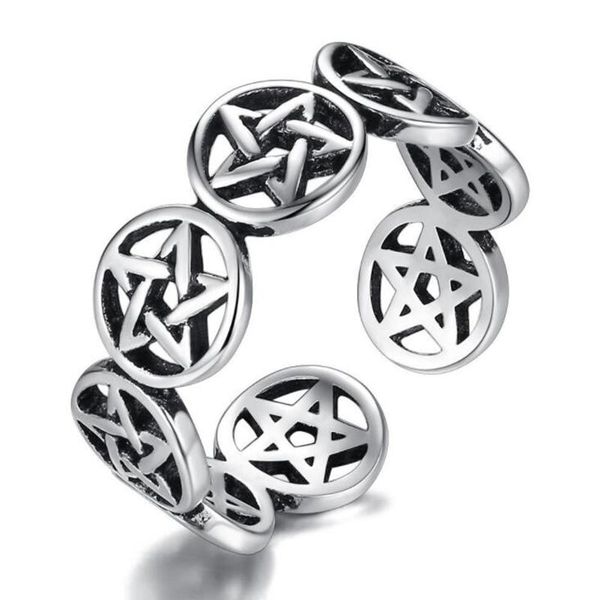 wedding rings 2021 star pentagram punk chunky adjustable thai silver color finger ring for women mens korean trendy tibetan jewelry gifts, Slivery;golden
wedding rings 2021 star pentagram punk chunky adjustable thai silver color finger ring for women mens korean trendy tibetan jewelry gifts, Slivery;golden