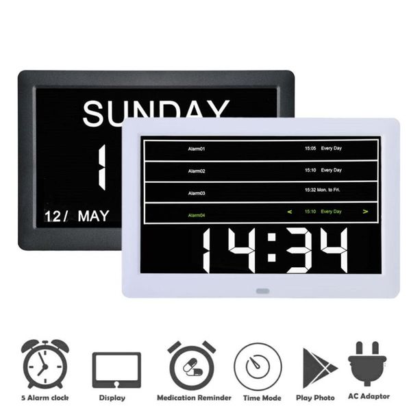 other clocks & accessories portable led 8"memory loss digital electronic calendar alarm day clock with extra non-abbreviated day&month
other clocks & accessories portable led 8"memory loss digital electronic calendar alarm day clock with extra non-abbreviated day&month