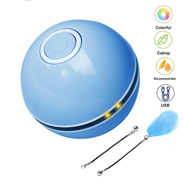 cat toys wholesale smart interactive colorful led self rotating ball with catnip bell and feather usb rechargeable toy
cat toys wholesale smart interactive colorful led self rotating ball with catnip bell and feather usb rechargeable toy