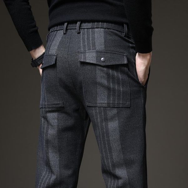 korea style dress pockets women pants striped wool suit trousers work office fromal for, Black
korea style dress pockets women pants striped wool suit trousers work office fromal for, Black