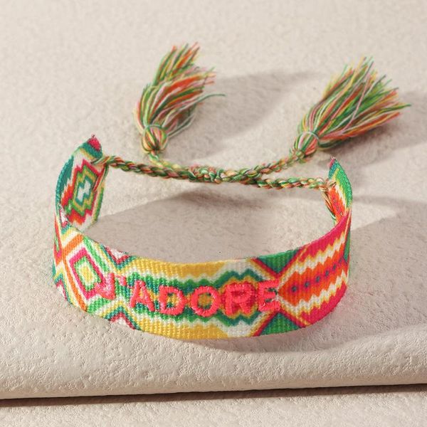 tennis nepal ethnic luxury fabric bracelet j adore embroidery letter hand-woven tassels wrap bracelets for women men friendship gi295h, Golden;silver
tennis nepal ethnic luxury fabric bracelet j adore embroidery letter hand-woven tassels wrap bracelets for women men friendship gi295h, Golden;silver