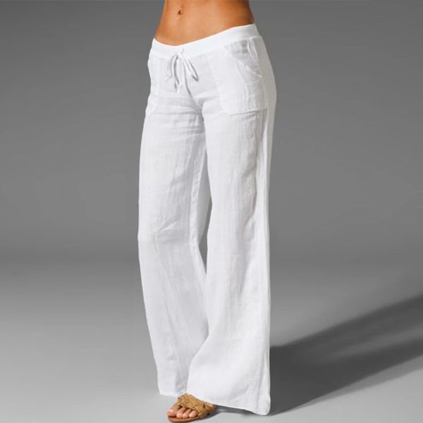 new casual summer soft comfortable women pants new high waist slacks pants women loose ankle-length long trousers 210319, Black;white
new casual summer soft comfortable women pants new high waist slacks pants women loose ankle-length long trousers 210319, Black;white