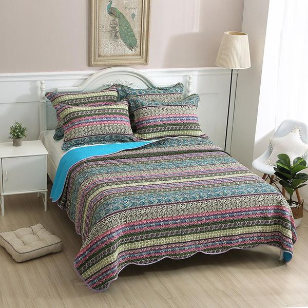 comforters & sets chausub cotton quilt set 3pcs bedspread with 2 shams bohemia classic print queen size quilted coverlet blanket on bed
comforters & sets chausub cotton quilt set 3pcs bedspread with 2 shams bohemia classic print queen size quilted coverlet blanket on bed