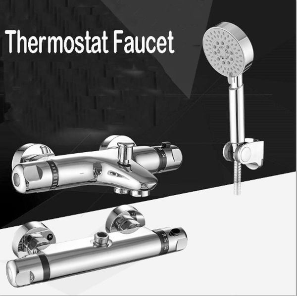 wall mounted bathroom thermostatic mixer taps chrome brass bathtub sink basin faucet set exposed shower sets
wall mounted bathroom thermostatic mixer taps chrome brass bathtub sink basin faucet set exposed shower sets