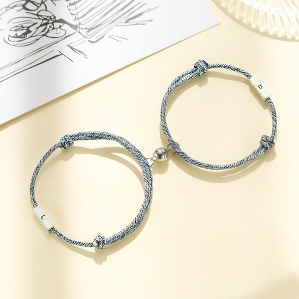 charm bracelets fashion 2pcs/pair magnet bracelet couple creative sun moon distance paired braslet adjustable red string brazalete lovers gi, Golden;silver
charm bracelets fashion 2pcs/pair magnet bracelet couple creative sun moon distance paired braslet adjustable red string brazalete lovers gi, Golden;silver