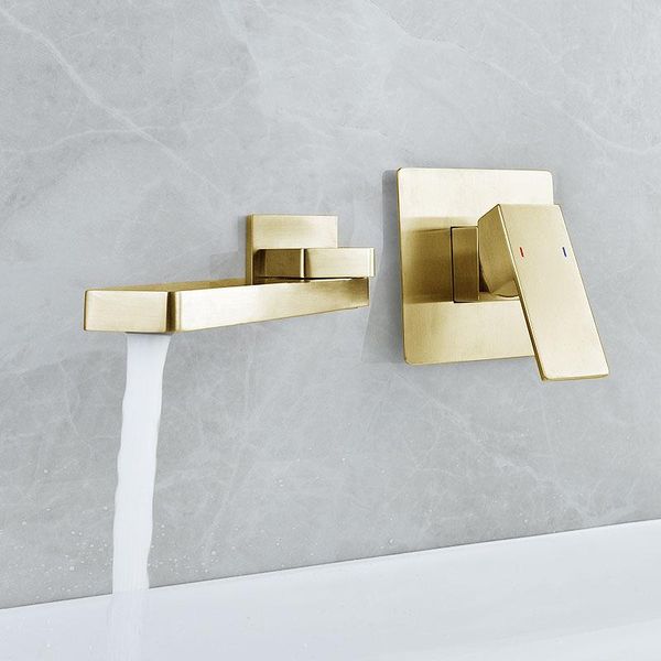 modern gold swing spout wall mount basin faucet single handle mixer tap concealed bathroom sink torneira faucets
modern gold swing spout wall mount basin faucet single handle mixer tap concealed bathroom sink torneira faucets