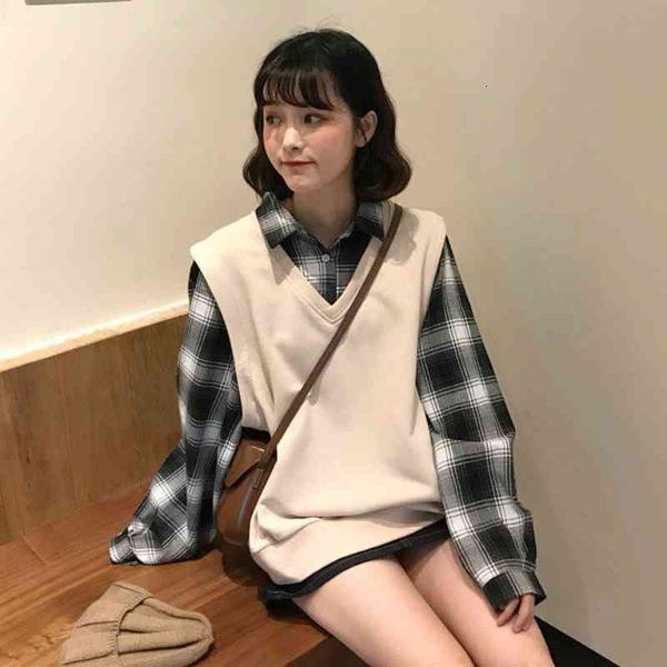 women's jackets korean style sweat depth long sleeve plaid, female kawaii polo uniform casual school clothes kpop chic sfix, Black;brown
women's jackets korean style sweat depth long sleeve plaid, female kawaii polo uniform casual school clothes kpop chic sfix, Black;brown