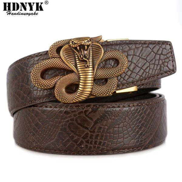 style snake belts men genuine leather strap male retro automatic buckle belt for, Black;brown
style snake belts men genuine leather strap male retro automatic buckle belt for, Black;brown