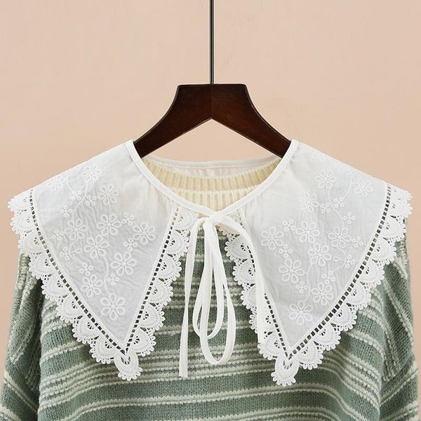 bow ties fashion shirt hollow fake collar embroidered floral white shawl doll false detachable, Black;gray
bow ties fashion shirt hollow fake collar embroidered floral white shawl doll false detachable, Black;gray
