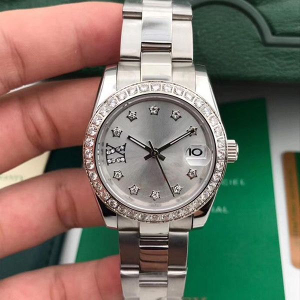 wristwatches stainless steel sapphire watch women lady automatic mechanical diamond bezel silver rose gold green shell datejust 31mm, Slivery;brown
wristwatches stainless steel sapphire watch women lady automatic mechanical diamond bezel silver rose gold green shell datejust 31mm, Slivery;brown